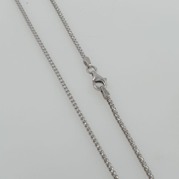 Chain and Cross Ellipses 14k gold with Natural 1.49ct Sapphire and 0.86ct Diamonds - Image 7