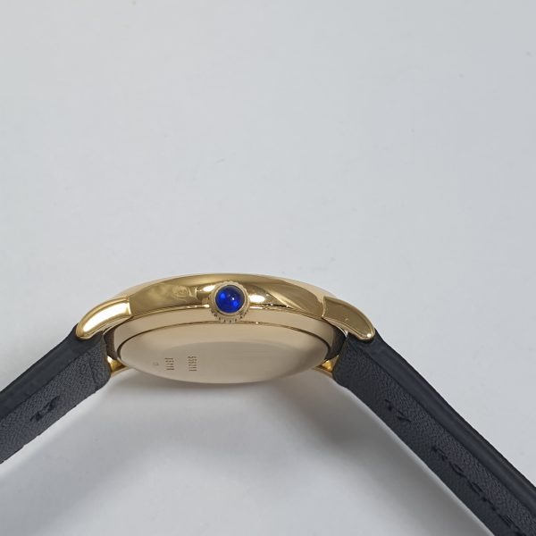 Baume & Mercier Lady Watch 18K Gold Genuine Lapis Lazuli Dial - Image 7