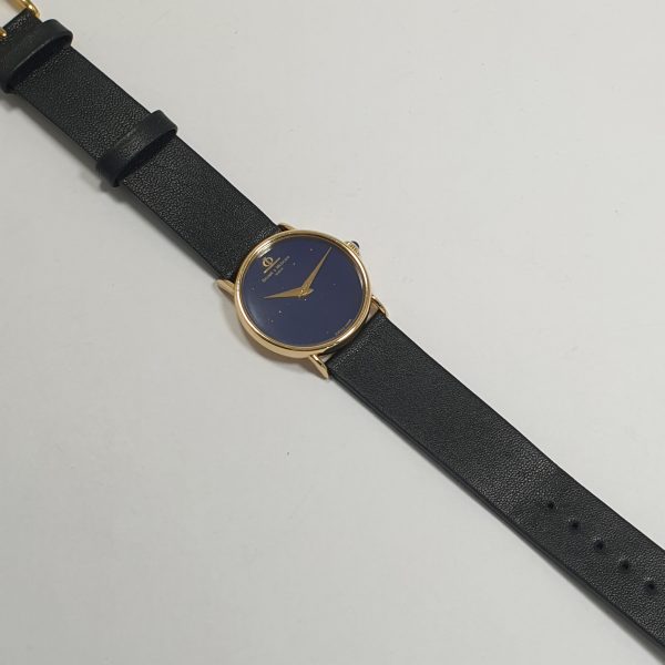 Baume & Mercier Lady Watch 18K Gold Genuine Lapis Lazuli Dial - Image 5