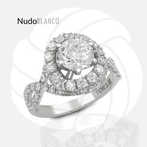 2.32ct Round Brilliant Cut Diamond Engagement Ring