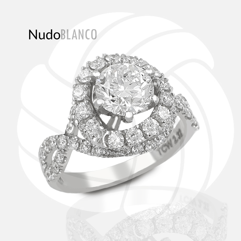 2.32ct Round Brilliant Cut Diamond Engagement Ring