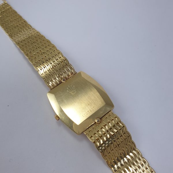Vintage Rolex Geneve Watch 18K Yellow Gold 71.9g Unisex Manual Wind Circa 1965 - Image 7