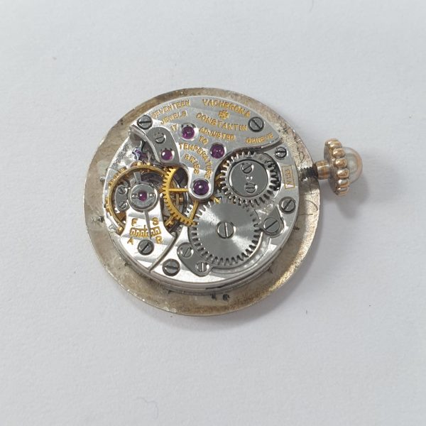 Vintage 18K Rose Gold Vacheron Constantin Lady Watch With Diamonds Circa 1950 - Image 12