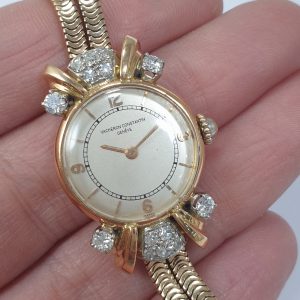 lady vacheron constantin 18k rose gold diamonds