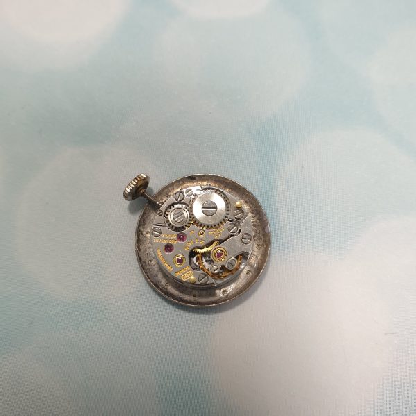 18K White Gold Vintage Lady Rolex Precision With Natural Diamonds Blue Dial - Image 13