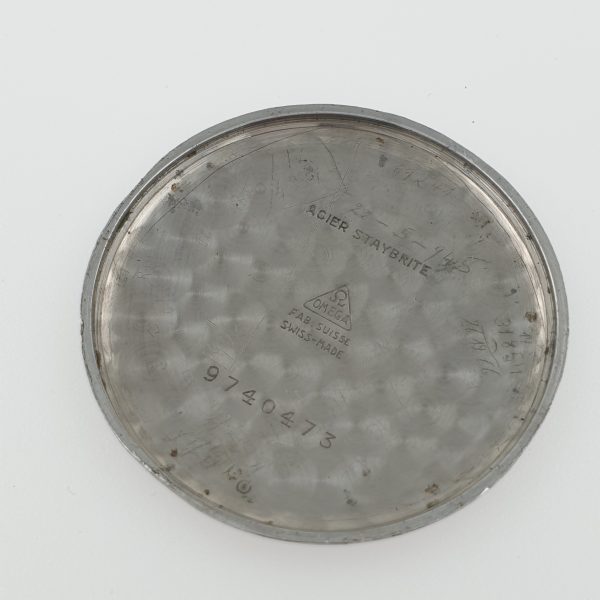 Rare Omega Manual Wind Saint Christopher Original Dial Circa 1940 - Image 9