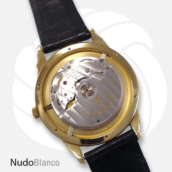 Genuine Corum 100 Man Automatic Watch 18K Solid Yellow Gold 36Mm Cal. 11.60 - Image 10