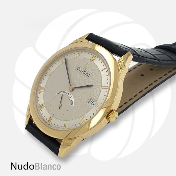 Genuine Corum 100 Man Automatic Watch 18K Solid Yellow Gold 36Mm Cal. 11.60 - Image 3