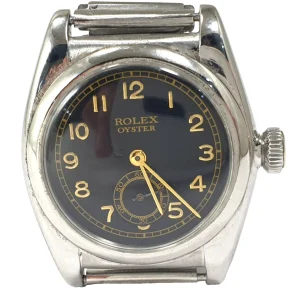 Vintage Rolex Oyster Bubbleback Stainless Steel Second Hand at 6 Automatic