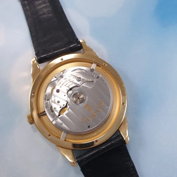 Genuine Corum 100 Man Automatic Watch 18K Solid Yellow Gold 36Mm Cal. 11.60 - Image 10