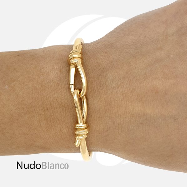 Tiffany & Co Paloma Picasso Love Knot Bangle – 18K Rose Gold, Elegant Jewelry Piece - Image 2