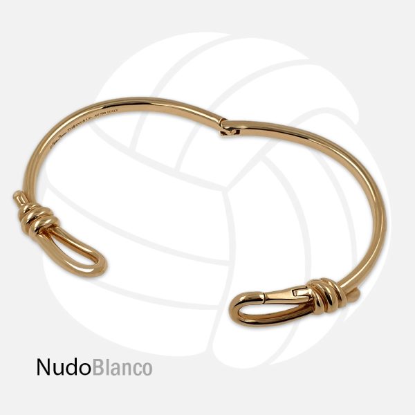 Tiffany & Co Paloma Picasso Love Knot Bangle – 18K Rose Gold, Elegant Jewelry Piece - Image 5