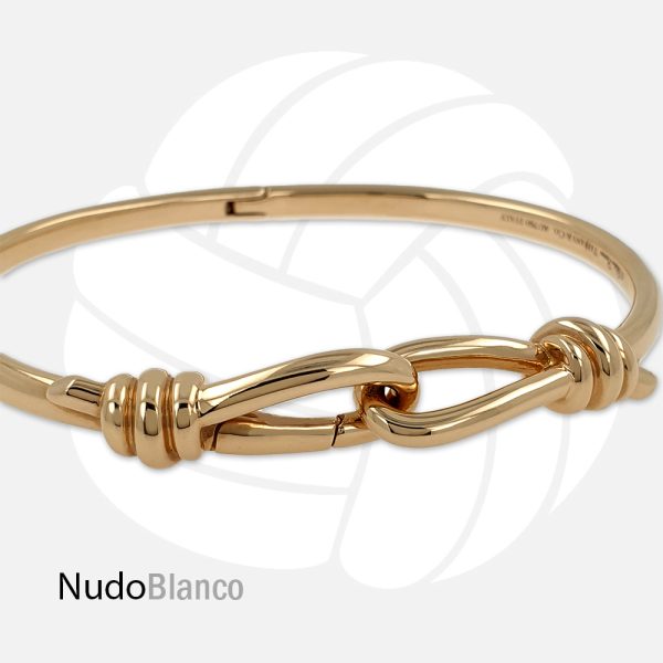 Tiffany & Co Paloma Picasso Love Knot Bangle – 18K Rose Gold, Elegant Jewelry Piece - Image 3