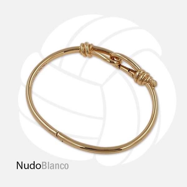 Tiffany & Co Paloma Picasso Love Knot Bangle – 18K Rose Gold, Elegant Jewelry Piece - Image 6