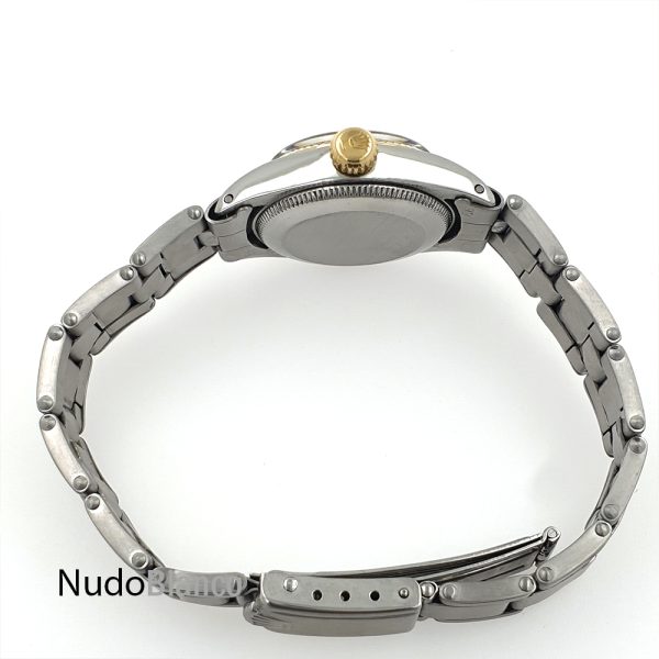 Lady Rolex 26Mm Two Tone Oyster Band Blue Diamond Dial Oyster Perpetual 6619 - Image 6