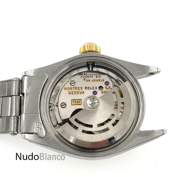 Lady Rolex 26Mm Two Tone Oyster Band Blue Diamond Dial Oyster Perpetual 6619 - Image 8