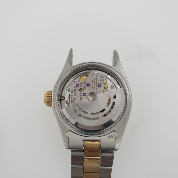Lady Rolex 26Mm Two Tone Mop Dial Diamonds Oyster Perpetual - Image 12