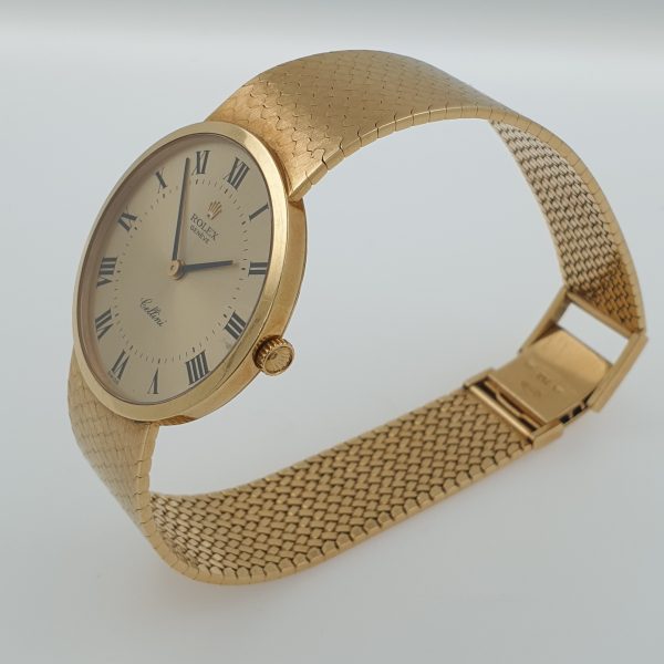 Rolex Cellini Vintage Men's Dress Watch – 18k Solid Yellow Gold, 32mm, Manual Wind, Elegant Luxury Timepiece - Image 4