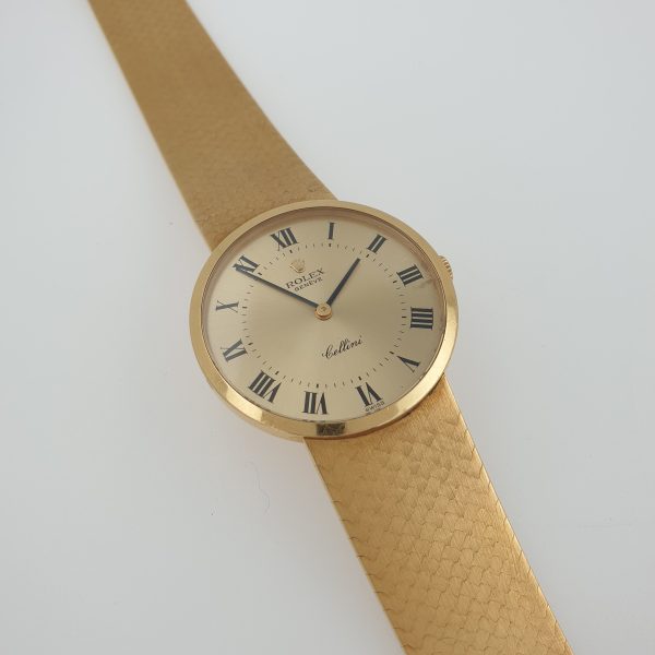 Rolex Cellini Vintage Men's Dress Watch – 18k Solid Yellow Gold, 32mm, Manual Wind, Elegant Luxury Timepiece - Image 5