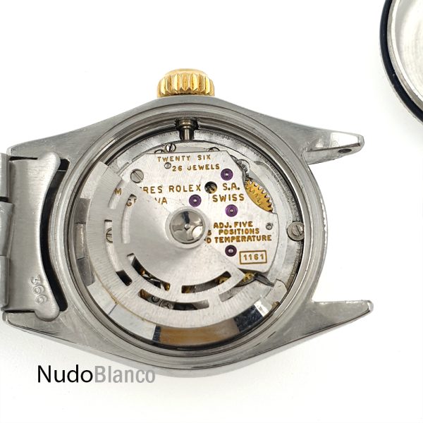 Lady Rolex 26Mm Two Tone Mop Dial Diamonds And Emeralds Oyster Perpetual - Image 9
