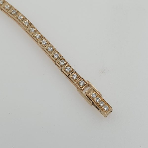 Lady Vintage Rolex Watch 14k Gold Manual Wind With Diamonds Ref. 3546 Circa 1950 - Image 5