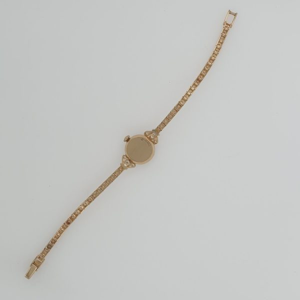 Lady Vintage Rolex Watch 14k Gold Manual Wind With Diamonds Ref. 3546 Circa 1950 - Image 7