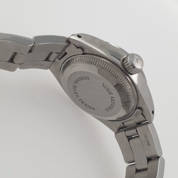 Lady Rolex 26mm Diamonds Oyster Perpetual Datejust Mint Dial Automatic Ref. 6916 - Image 6