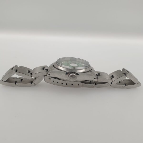 Lady Rolex 26mm Diamonds Oyster Perpetual Datejust Mint Dial Automatic Ref. 6916 - Image 4