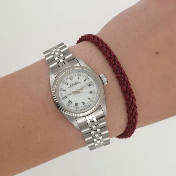 Lady Rolex 24mm Steel Oyster Perpetual Automatic Ref. 67194 - Image 2