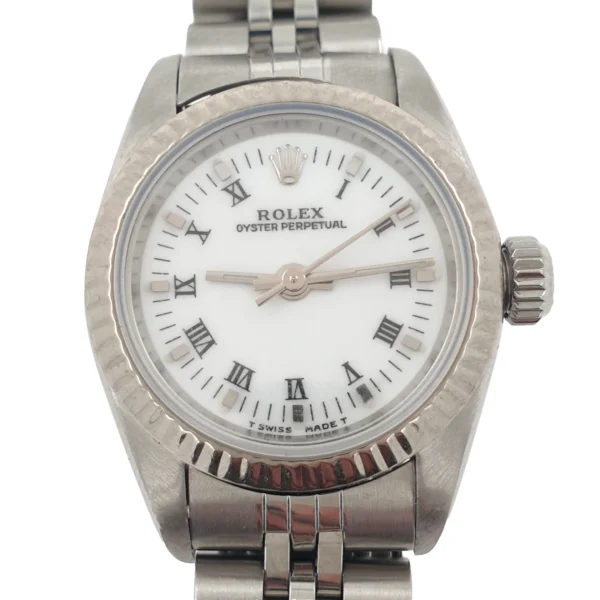 Lady Rolex 24mm Steel Oyster Perpetual Automatic Ref. 67194