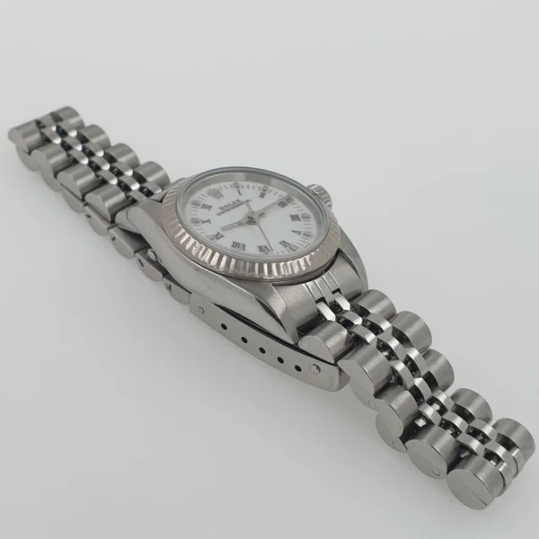 Lady Rolex 24mm Steel Oyster Perpetual Automatic Ref. 67194 - Image 3