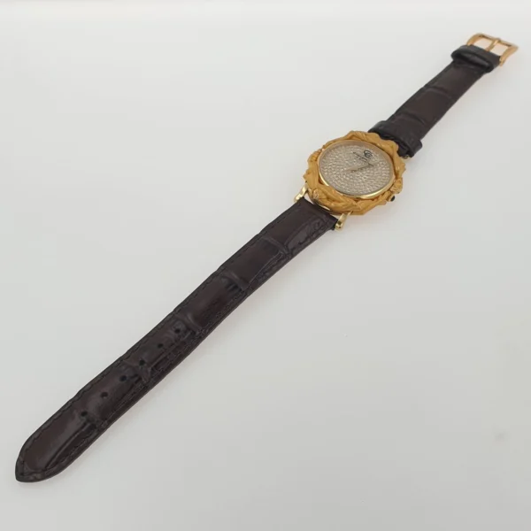 Carrera Y Carrera Adam & Eve Limited Edition 18k Gold Watch Natural Diamonds Dial - Image 7