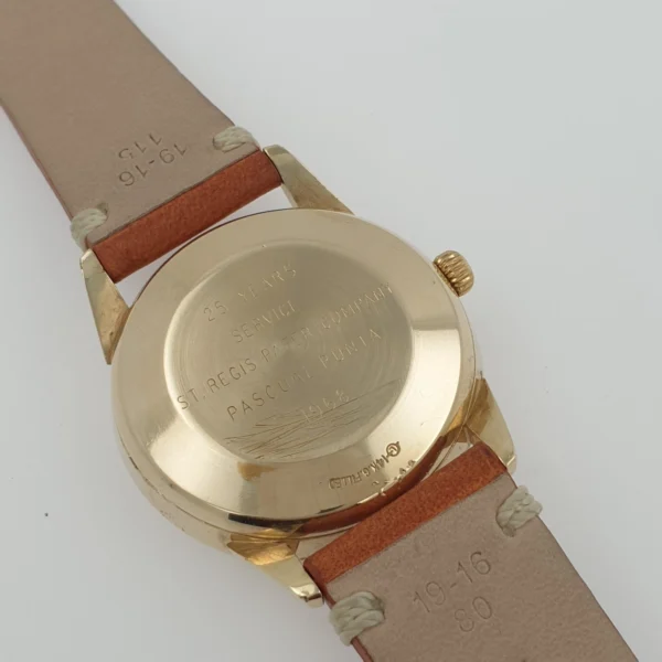 Vintage Rolex 34mm Gold Filled 14k Automatic Diamond Markers Circa 1970 - Image 8