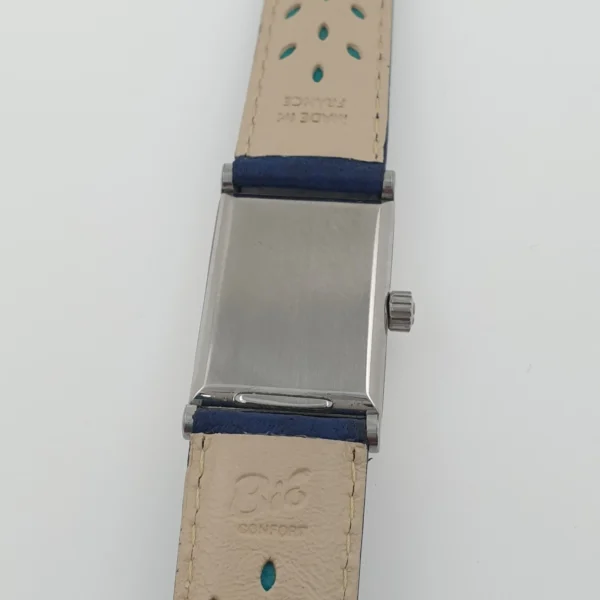 Vintage Rectangular Omega Stainless Steel Case Original Dial Art Deco Style - Image 6