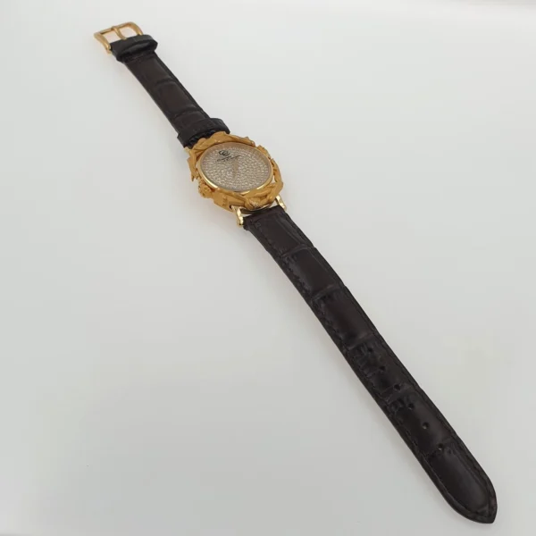 Carrera Y Carrera Adam & Eve Limited Edition 18k Gold Watch Natural Diamonds Dial - Image 6