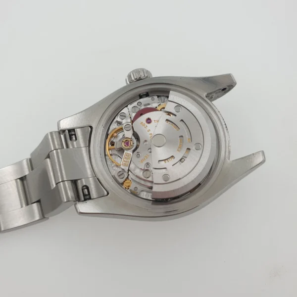 Black Dial Lady Rolex 26mm Oyster Perpetual Automatic Ref. 176234 Steel Pink Markers - Image 9