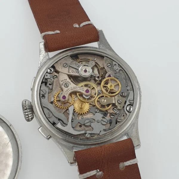 Vintage Bovet Chronograph Watch 35mm Orginal Dial Circa 1950 - Image 8