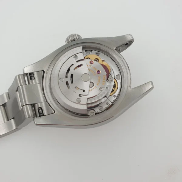 Black Dial Lady Rolex 26mm Oyster Perpetual Automatic Ref. 176234 Steel Pink Markers - Image 8
