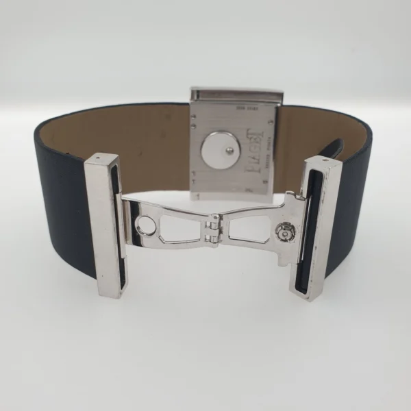 Big Piaget Limelight 18k White Gold Diamond Love Letter Secret Black Satin Strap - Image 12