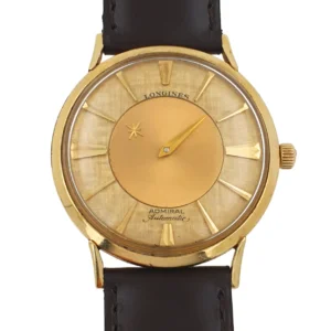 Longines Admiral Mystery Dial 14k Yellow Gold Filled Automatic Men Watch