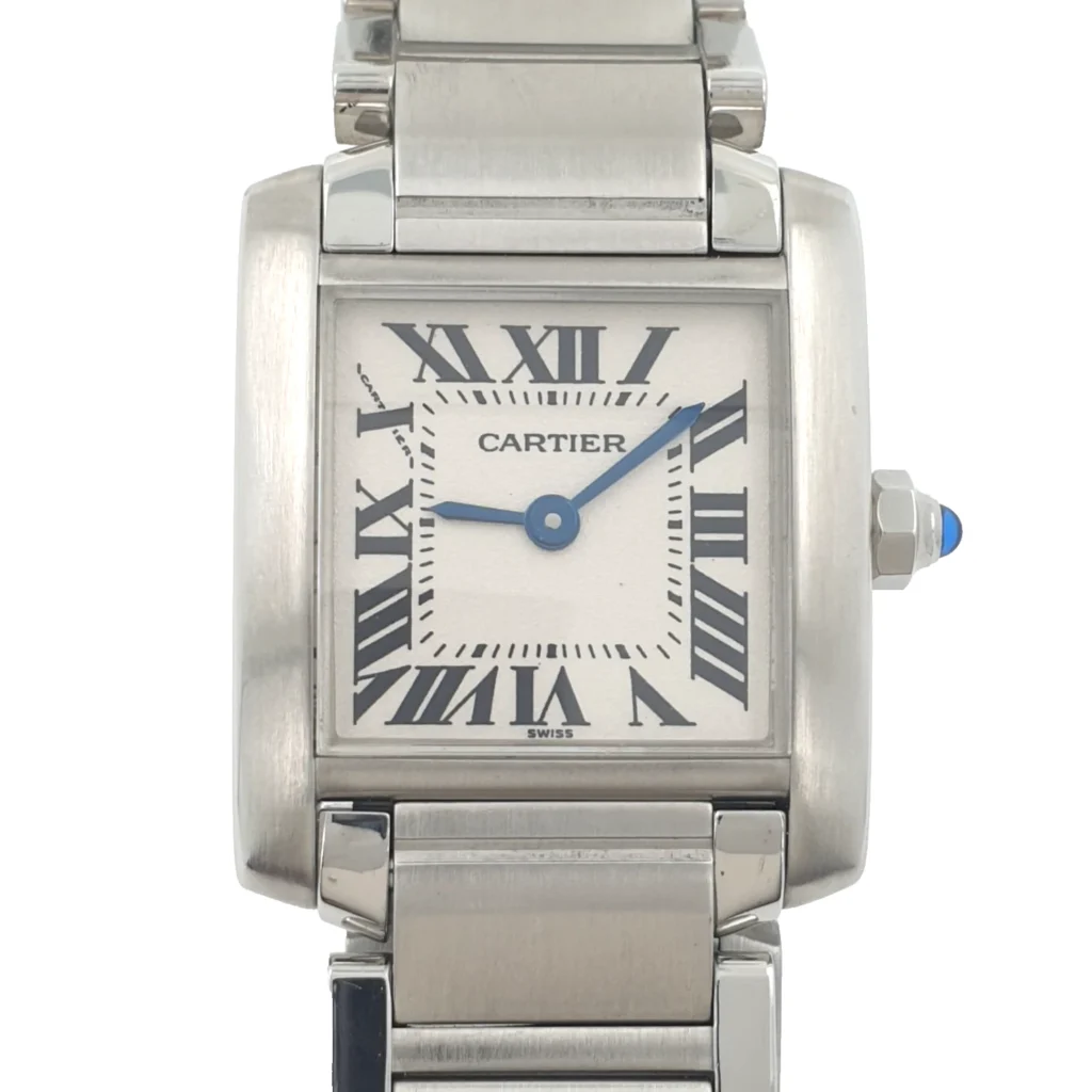 Vintage Lady Cartier Tank Francaise 20mm Reference 2300 Stainless Steel Watch