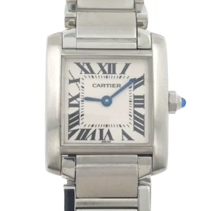 Vintage Lady Cartier Tank Francaise 20mm Reference 2300 Stainless Steel Watch