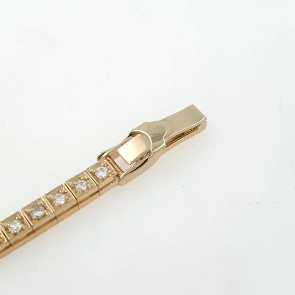 Lady Vintage Rolex Manual Watch 14k Yellow Gold with Diamonds Circa 1950s - Image 9