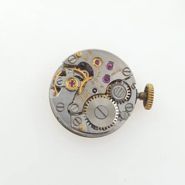 Lady Vintage Rolex Manual Watch 14k Yellow Gold with Diamonds Circa 1950s - Image 8