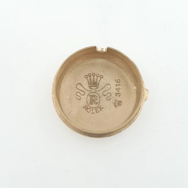 Lady Vintage Rolex Manual Watch 14k Yellow Gold with Diamonds Circa 1950s - Image 7