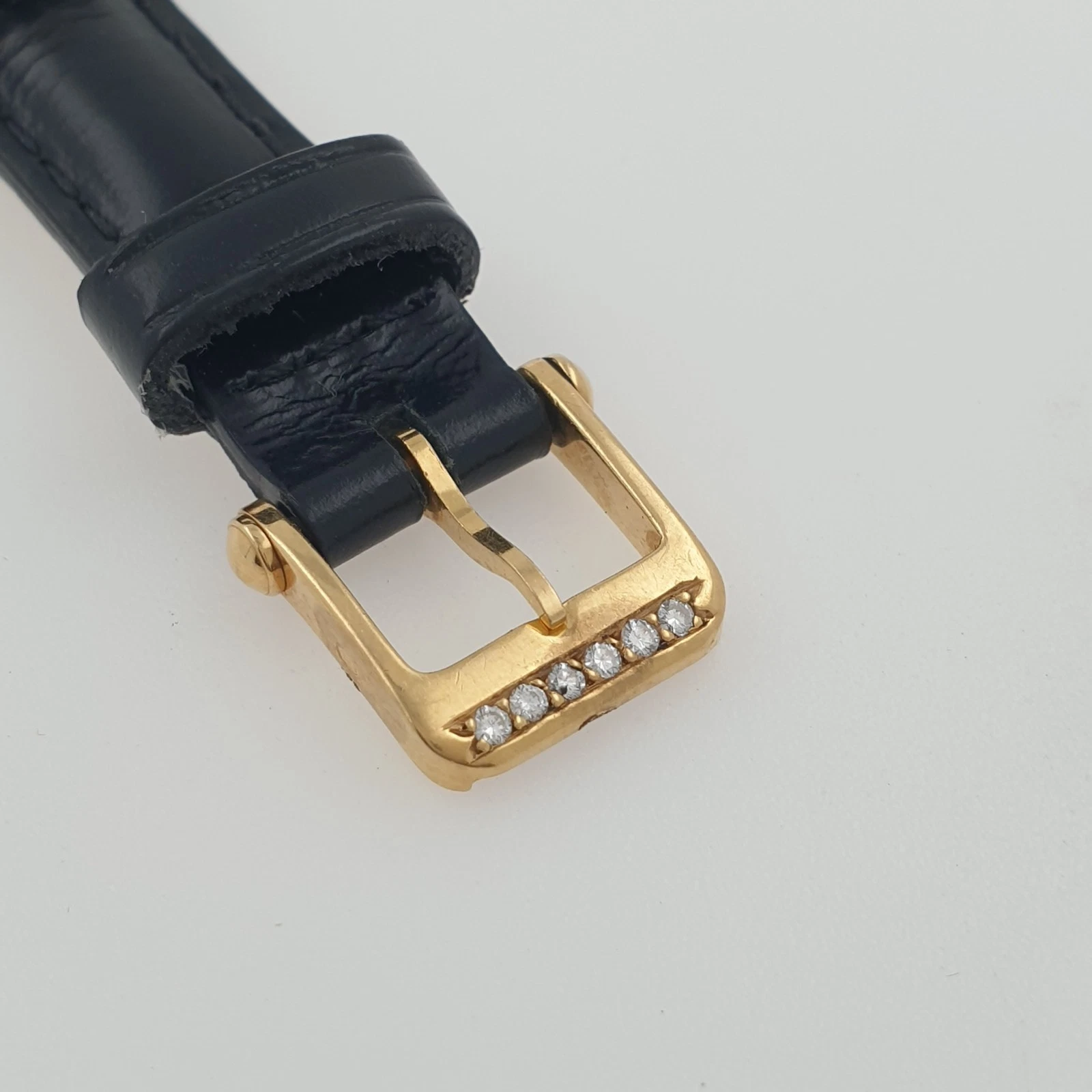 Vintage Van Cleef VCA Lady Watch 18k Gold & Natural Diamonds Manual Wind C1980 - Image 10