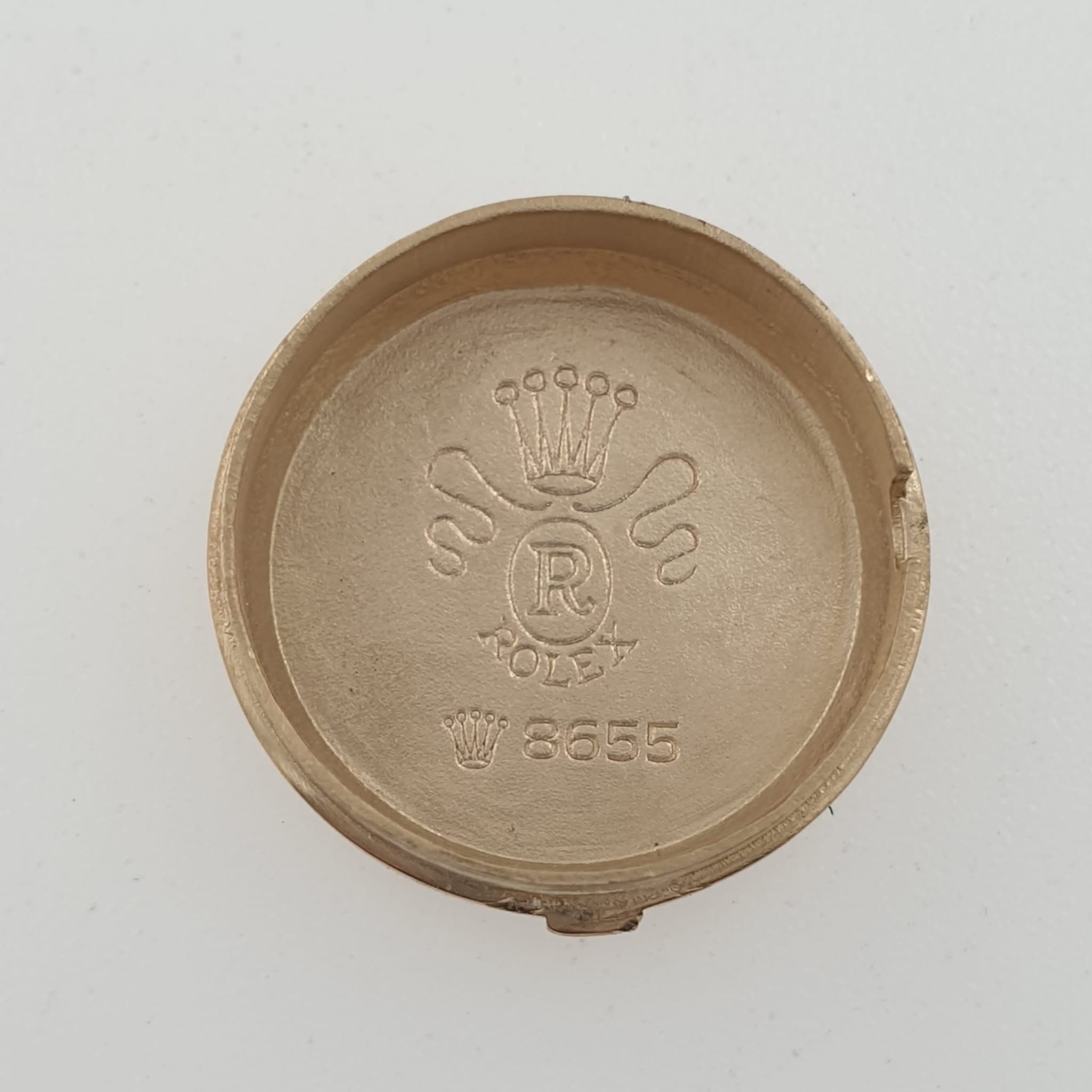 Lady Rolex Vintage Manual Watch 14k Yellow Gold with Natural Diamonds 1950s - Image 10