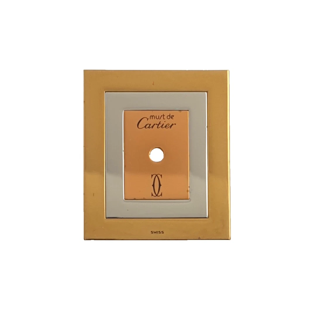 Original Must de Cartier Tri-Color Rectangle Women's Dial 18mm x 21mm