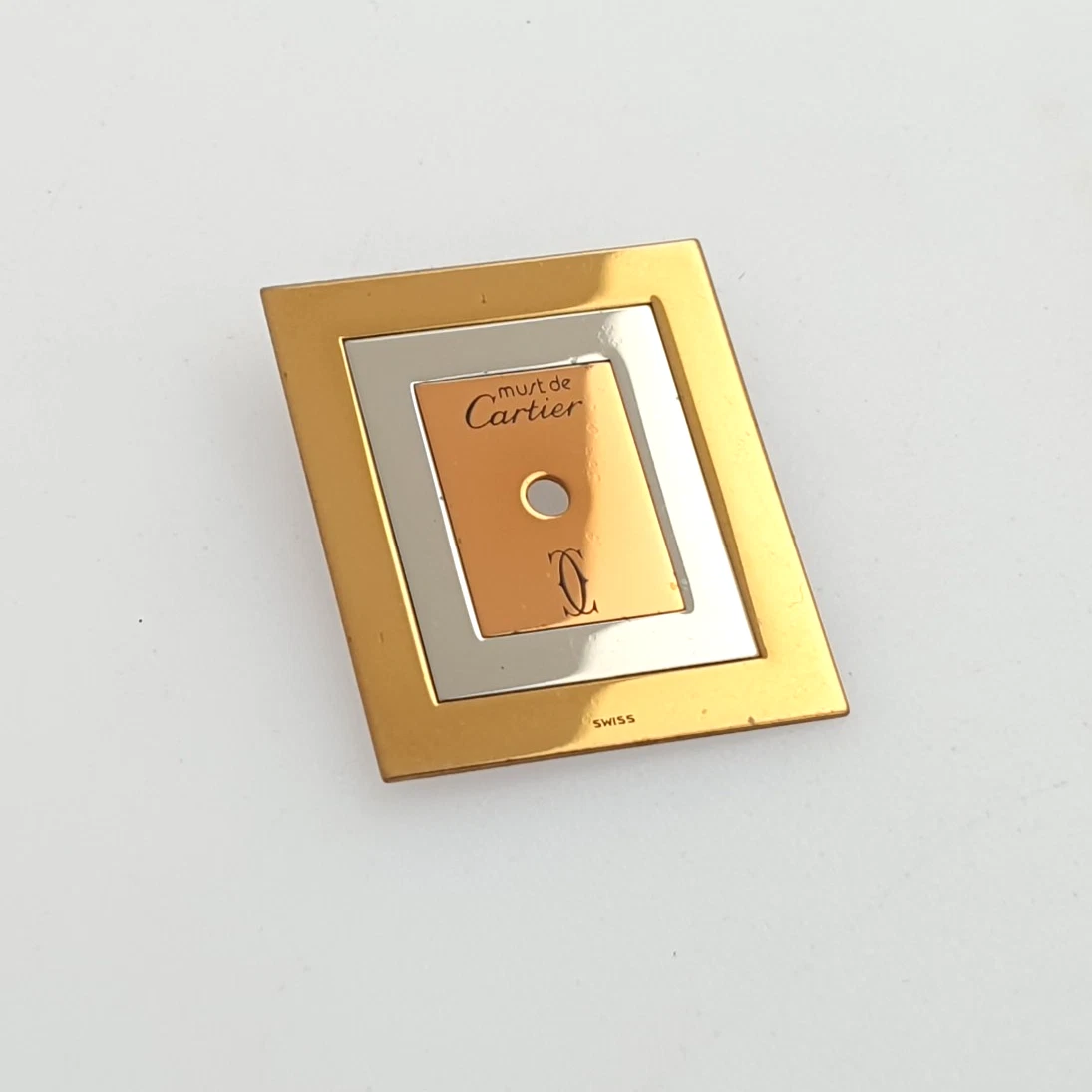 Original Must de Cartier Tri-Color Rectangle Women's Dial 18mm x 21mm - Image 3