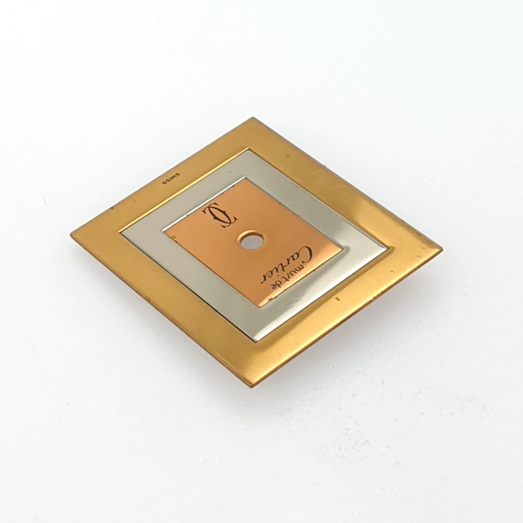 Original Must de Cartier Tri-Color Rectangle Women's Dial 18mm x 21mm - Image 4